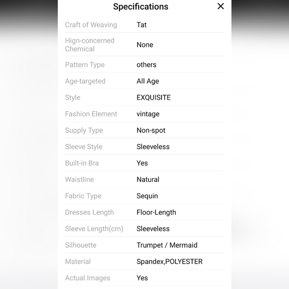 Glamorous Backless Sequin Gown - Champagne - Picture 12 of 16